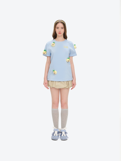13DE MARZO Bear Plush Sneakers Blue - 13DE MARZO