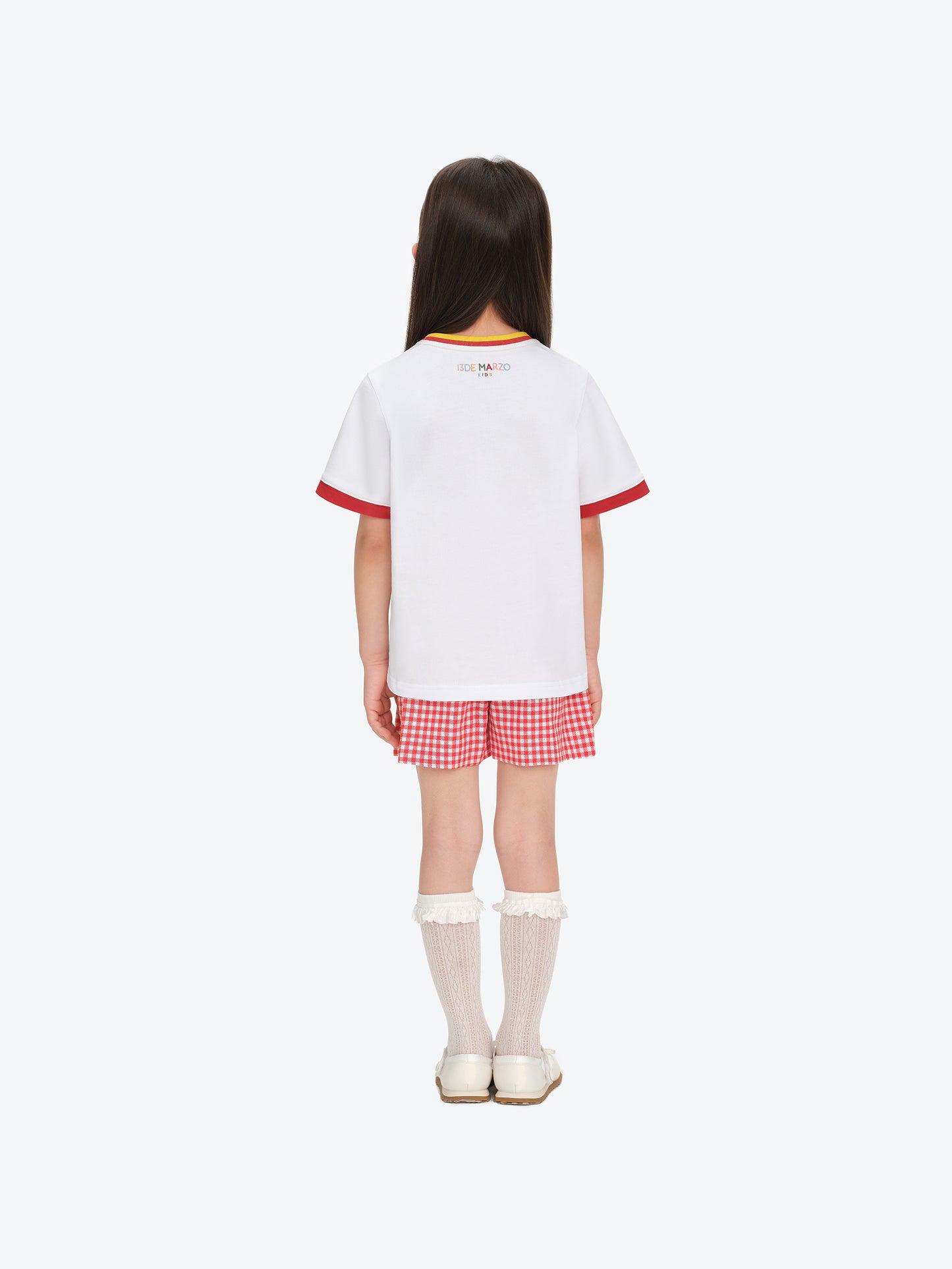 13DE MARZO BabyBear Town Illustration T-shirt White - 13DE MARZO