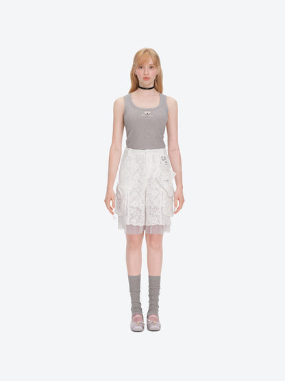 13DE MARZO Stain Ballet Mary Janes Silver