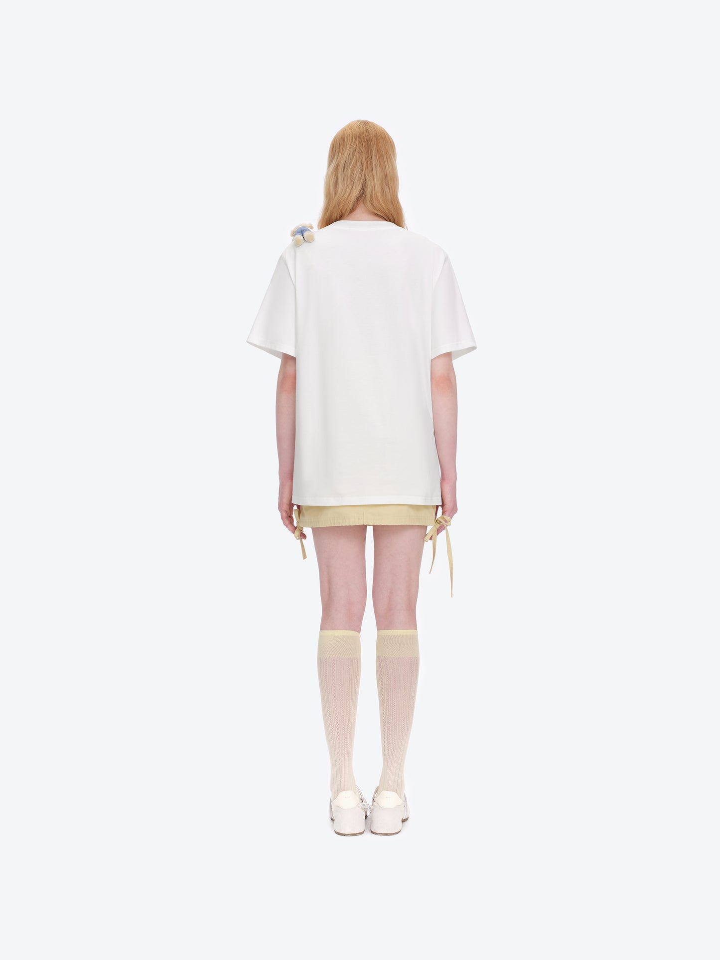 13DE MARZO Carousel Bear Printed T-shirt White - 13DE MARZO