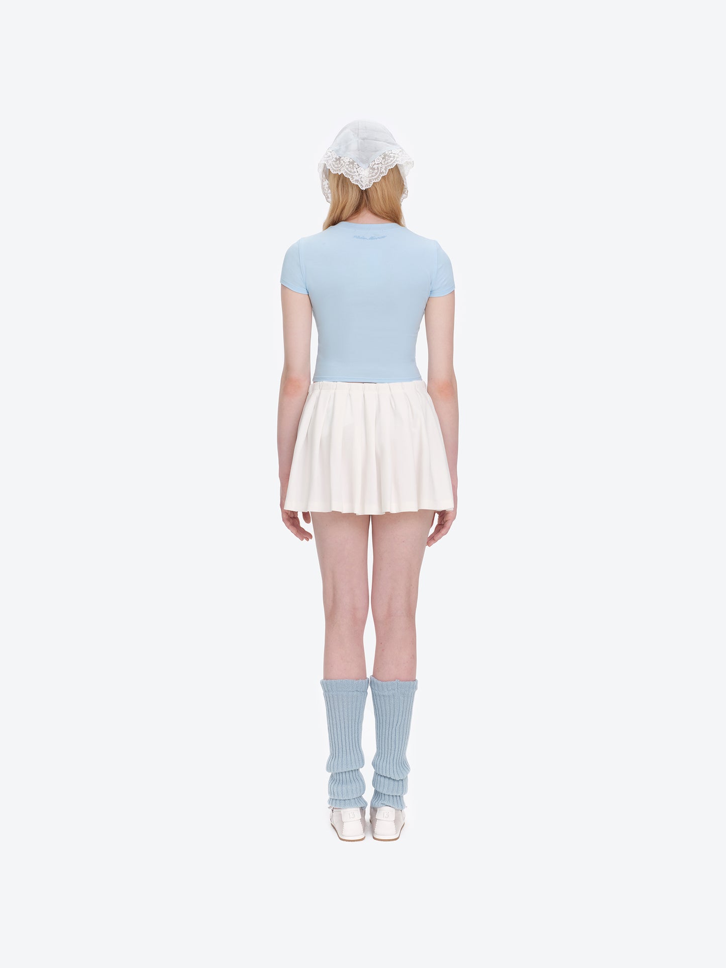 13DE MARZO Floral Illustration Tight Tee - 13DE MARZO