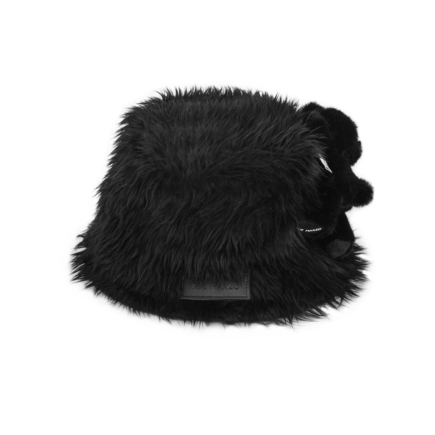 13DE MARZO Bear Furry Bucket Hat