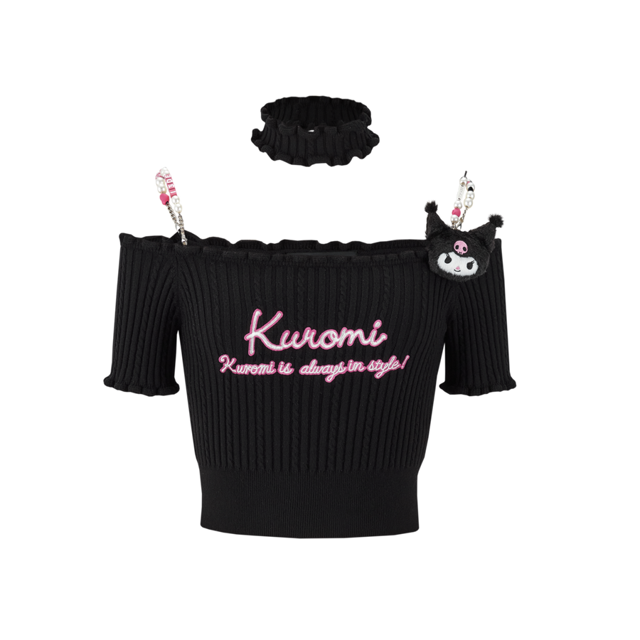 13DE MARZO Kuromi Knit Top - 13DE MARZO