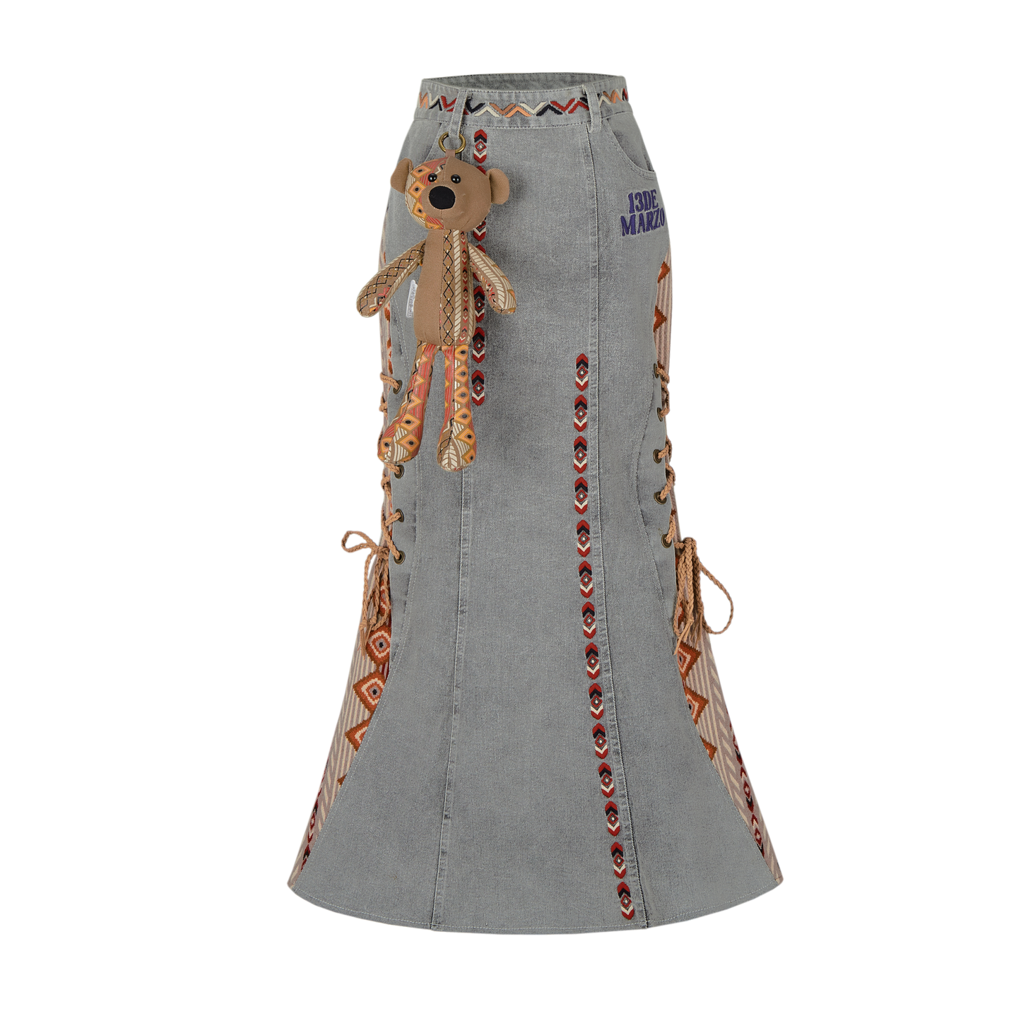 13DE MARZO Tribe Hunting Totem Dress