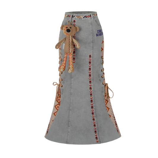 13DE MARZO Tribe Hunting Totem Dress