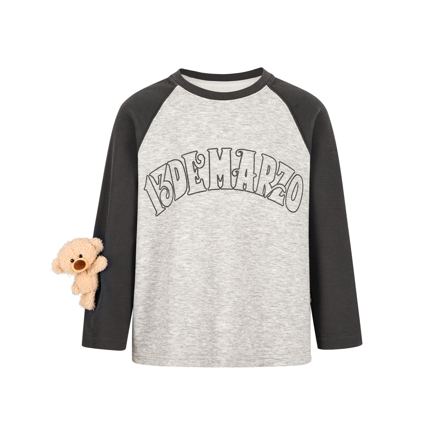 13DE MARZO BabyBear Raglan T-shirt