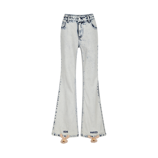 13DE MARZO Bear Headstand Jeans