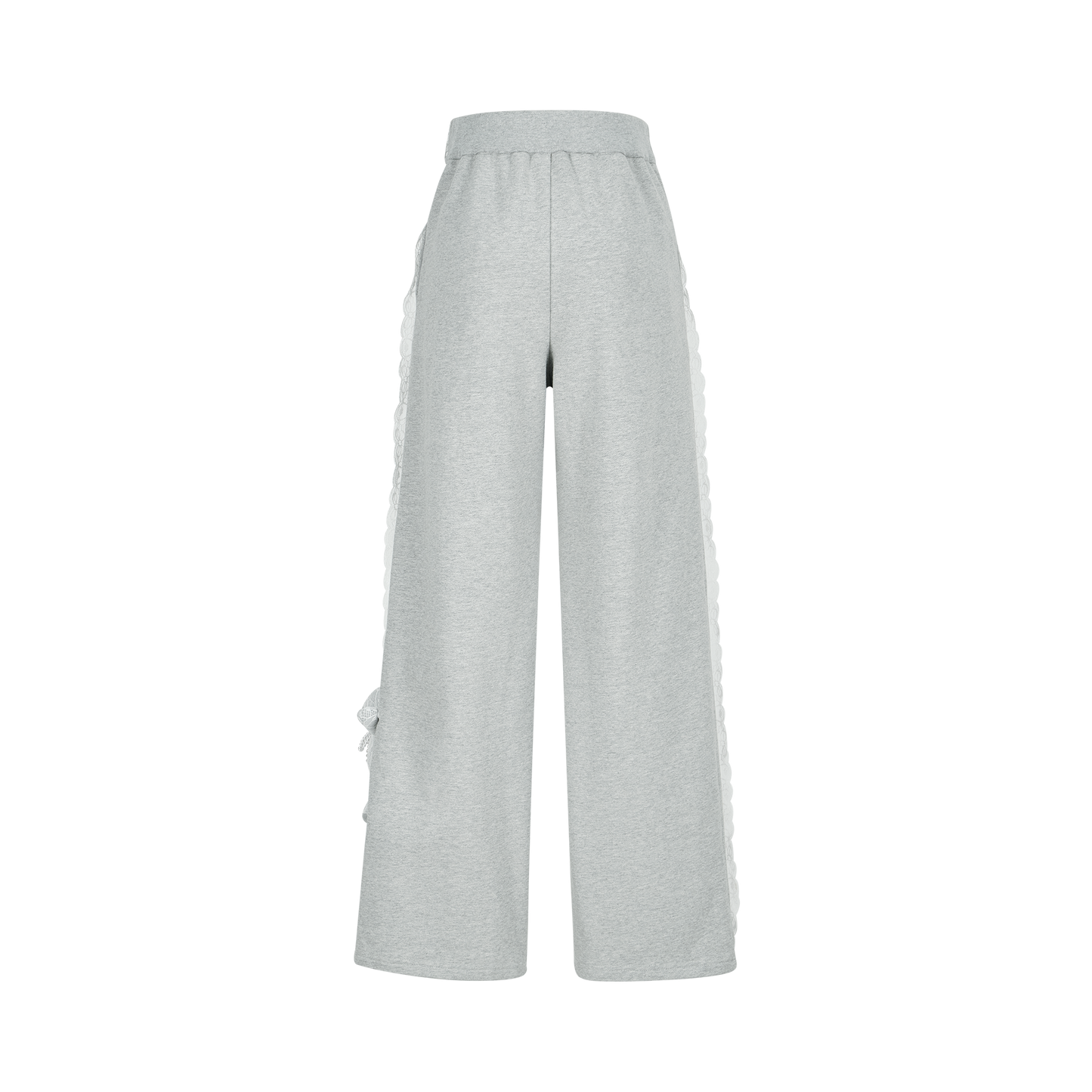 13DE MARZO Bear Stripe Lacy Pants