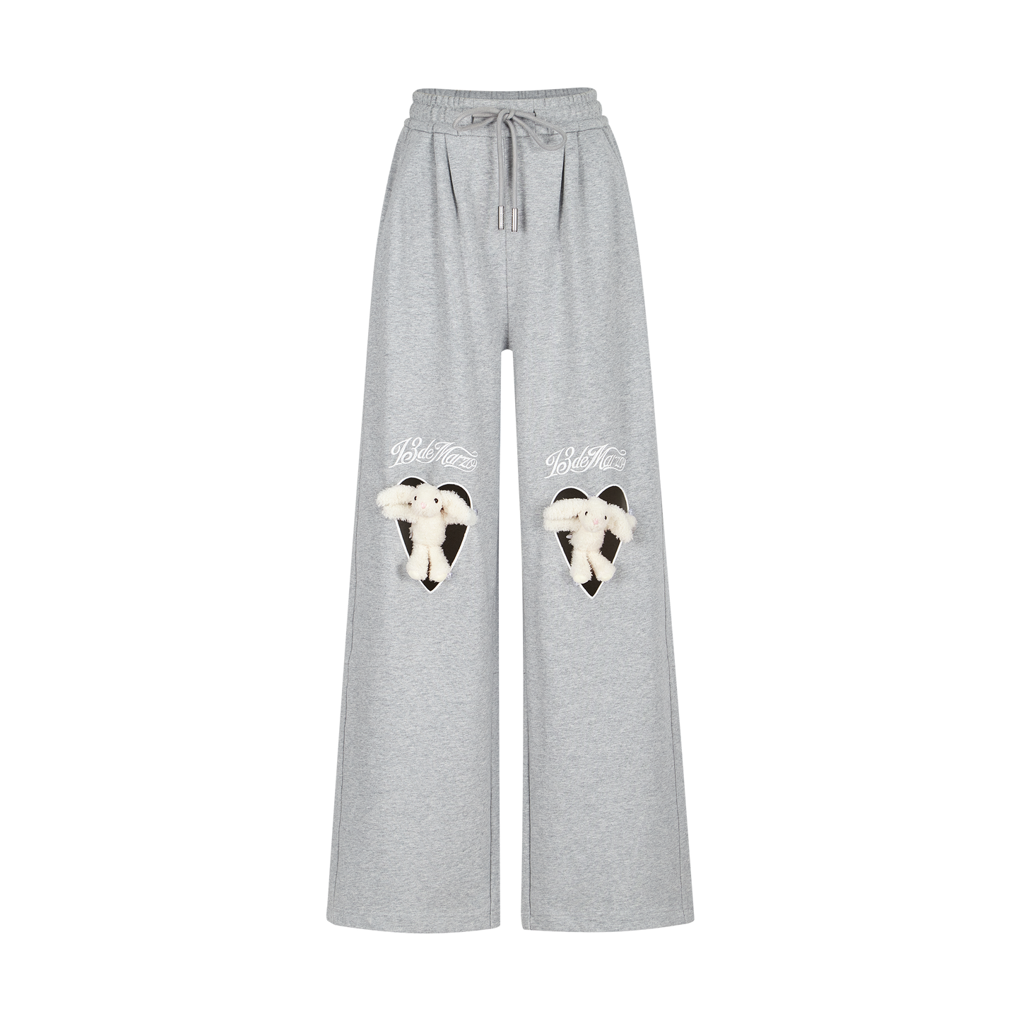 13DE MARZO Doozoo Hollow Heart Sweatpants