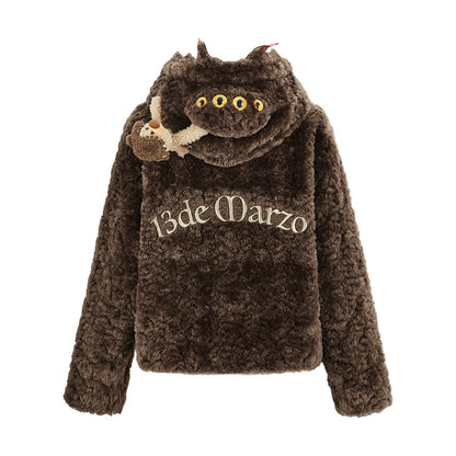 Harry Potter × 13DE MARZO The Monster Book Fuzzy Coat - 13DE MARZO