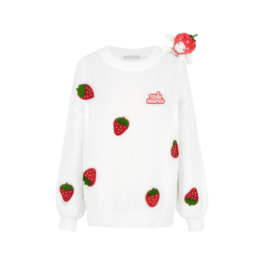 13DE MARZO Bear Mini Fruit Sweater - 13DE MARZO