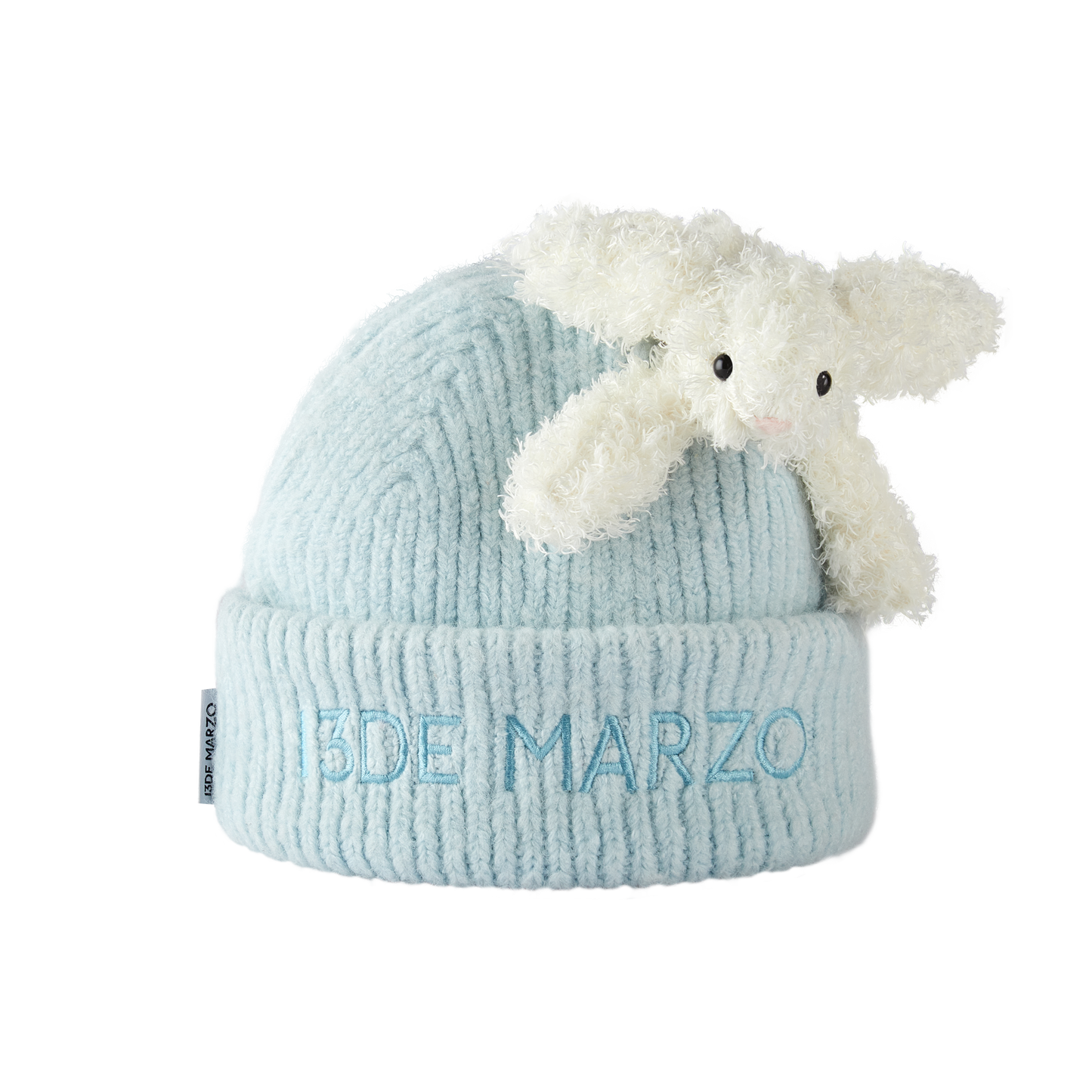 13DE MARZO Bear Base Knit Beanie