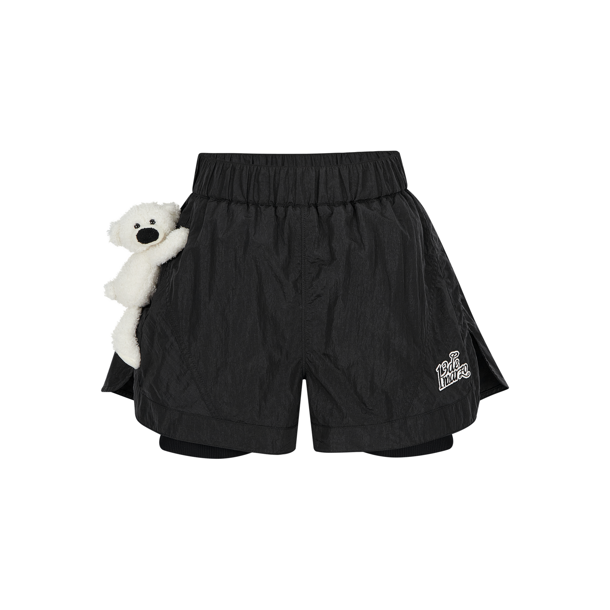 13DE MARZO Bear Thin Trainer Shorts