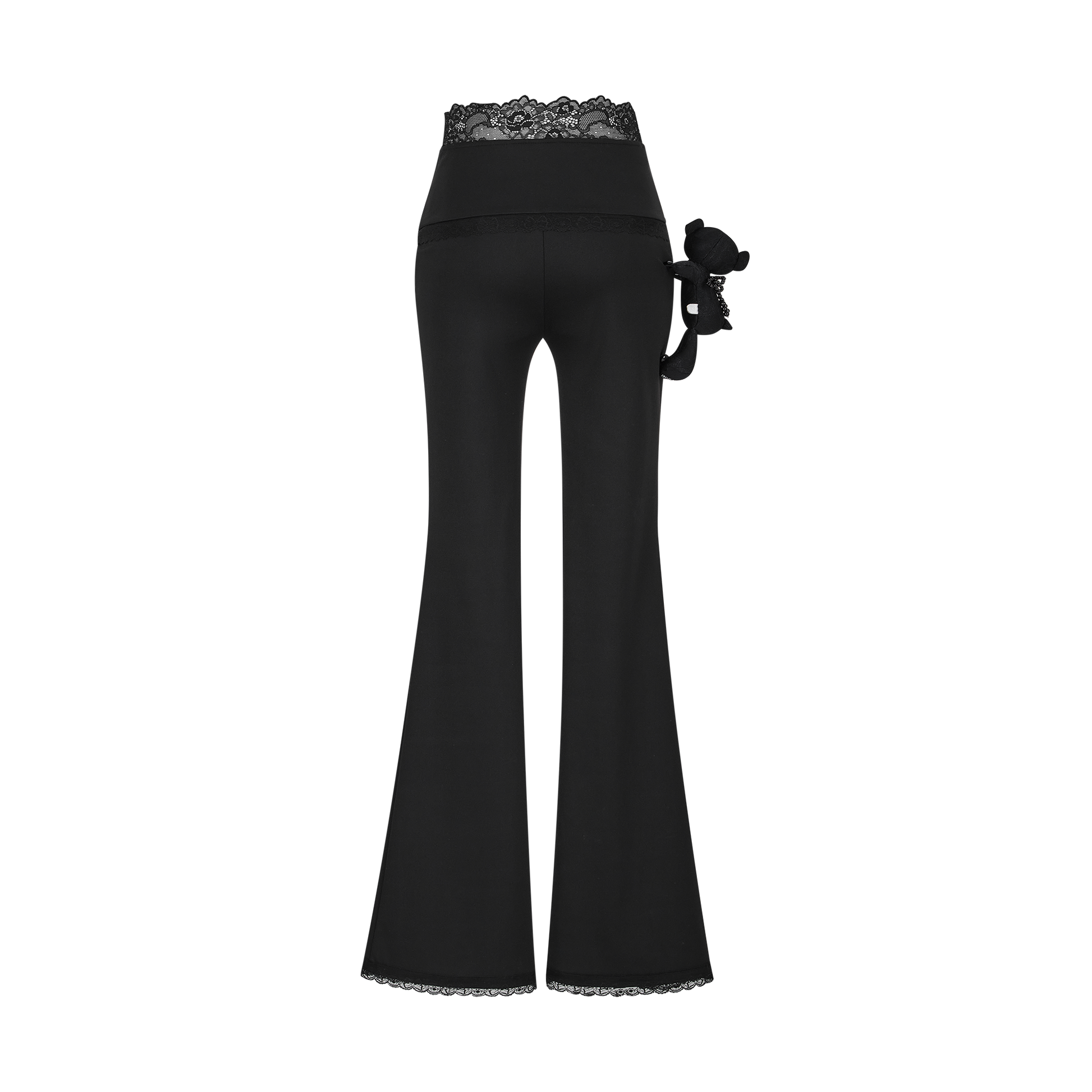 13DE MARZO Bear Lacy Flare Pants