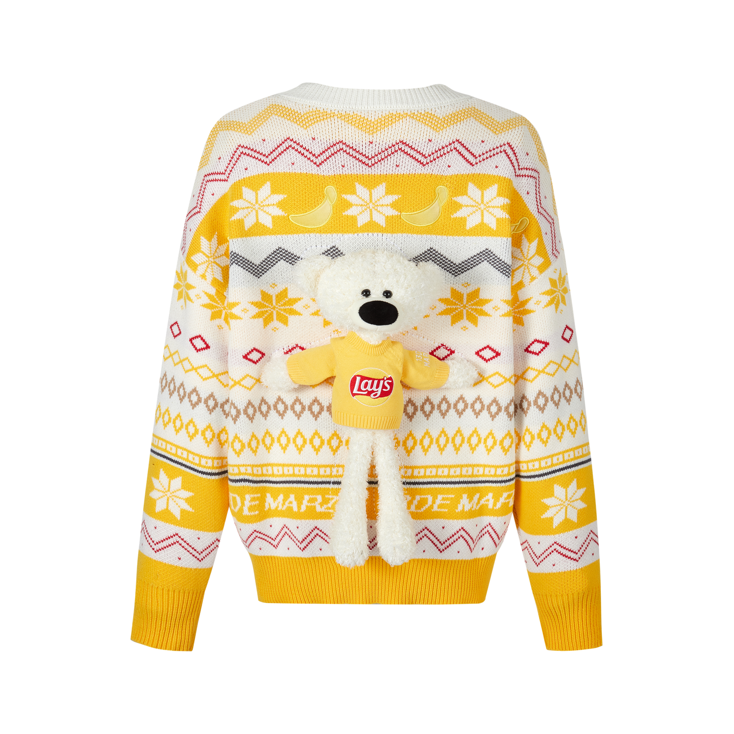 13DE MARZO Lay's Fair Isle Bear Sweater