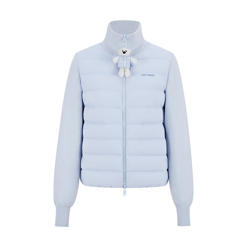 13DE MARZO Bear Zipper Down Jacket - 13DE MARZO