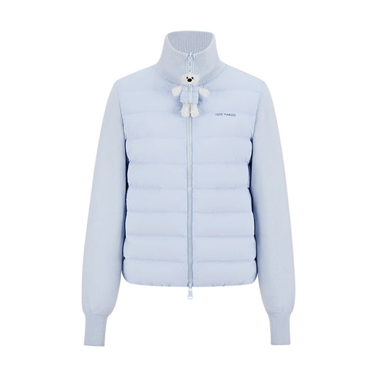 13DE MARZO Bear Zipper Down Jacket - 13DE MARZO