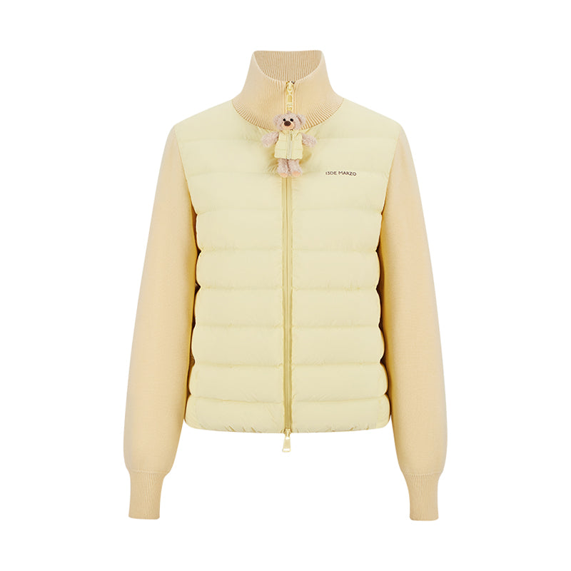 13DE MARZO Bear Zipper Down Jacket - 13DE MARZO