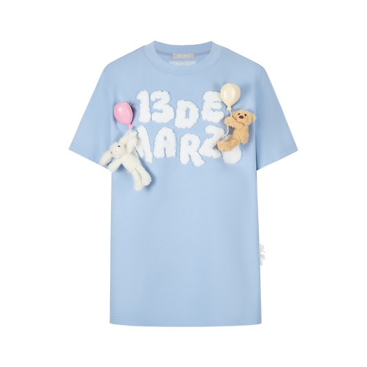 13DE MARZO Float Cloud Balloon T-shirt - 13DE MARZO
