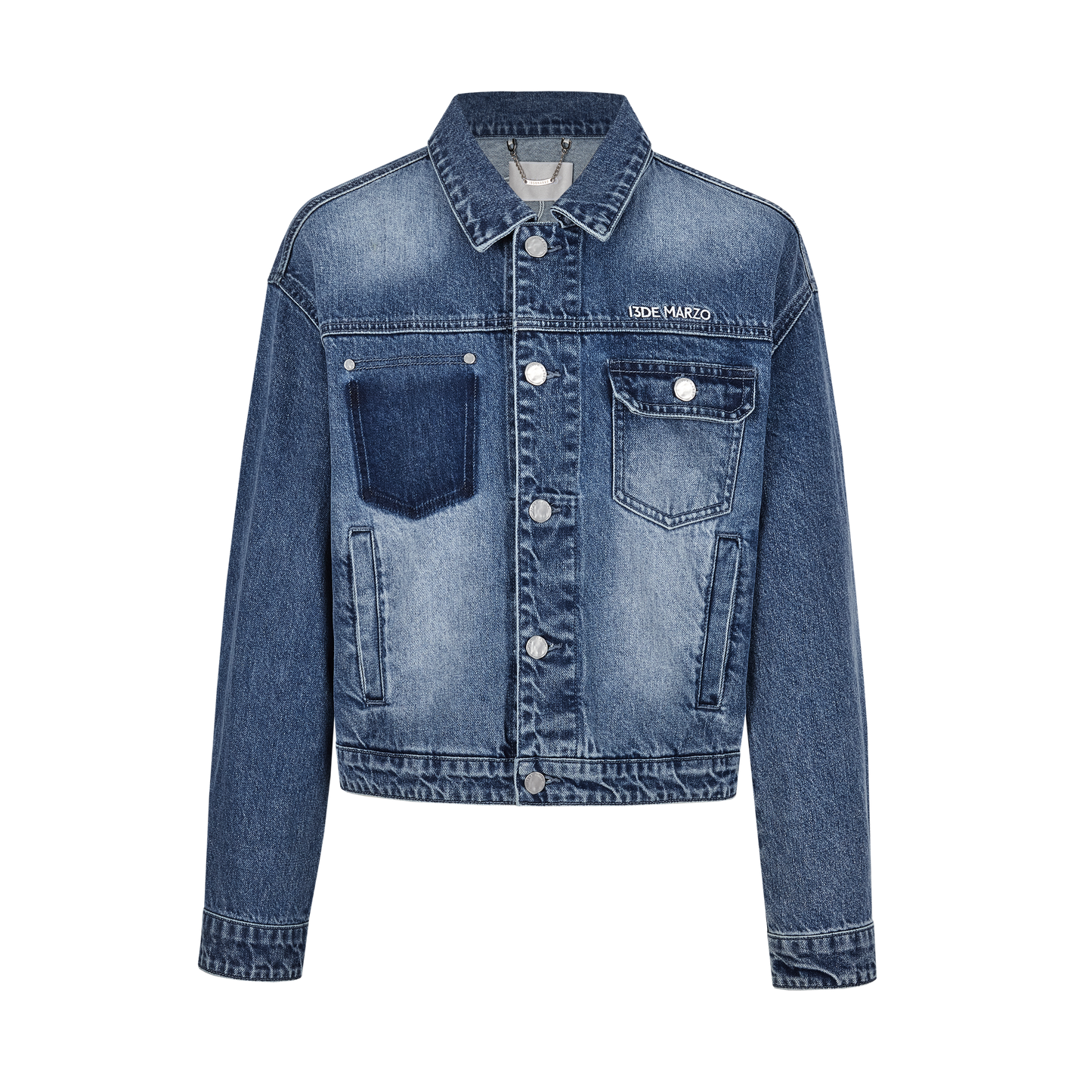 13DE MARZO Doozoo Back Butterfly Denim Jacket