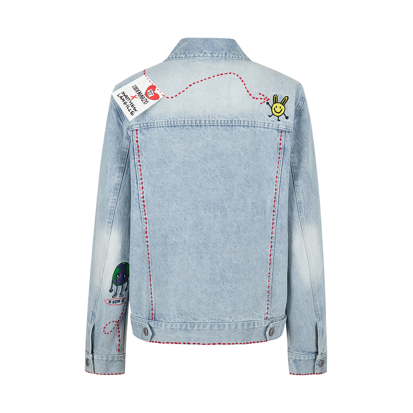 13DE MARZO Matthew Langille Bear Travel Denim Jacket