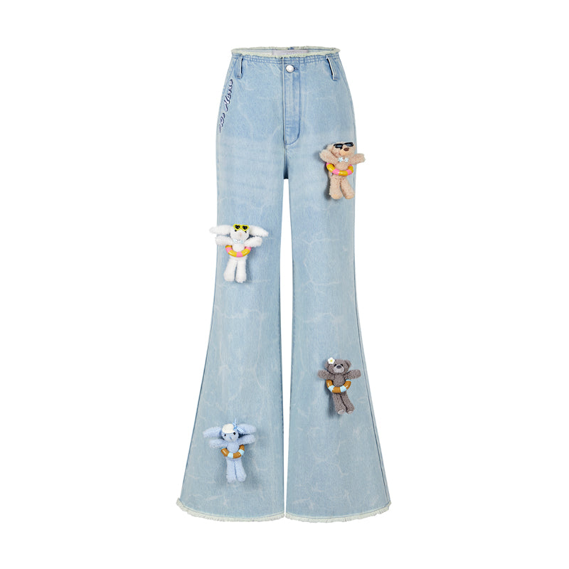 13DE MARZO Holiday Plushies Denim Jeans - 13DE MARZO