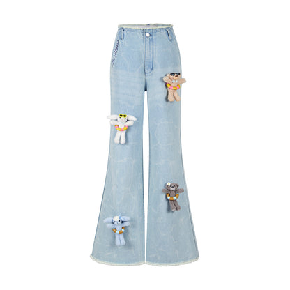 13DE MARZO Holiday Plushies Denim Jeans - 13DE MARZO