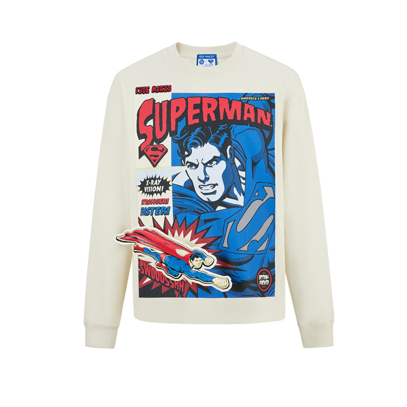 13DE MARZO Superman Bear Comic Sweater - 13DE MARZO