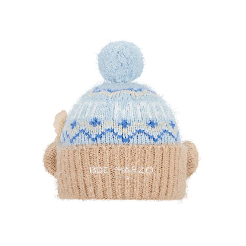 13DE MARZO BabyBear Fair Isle Knit Beanie - 13DE MARZO