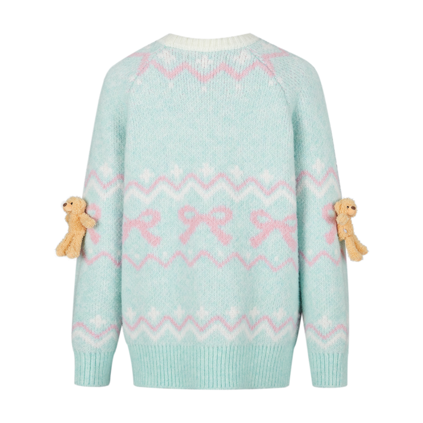 13DE MARZO Fair Isle Doozoo Knit Sweater