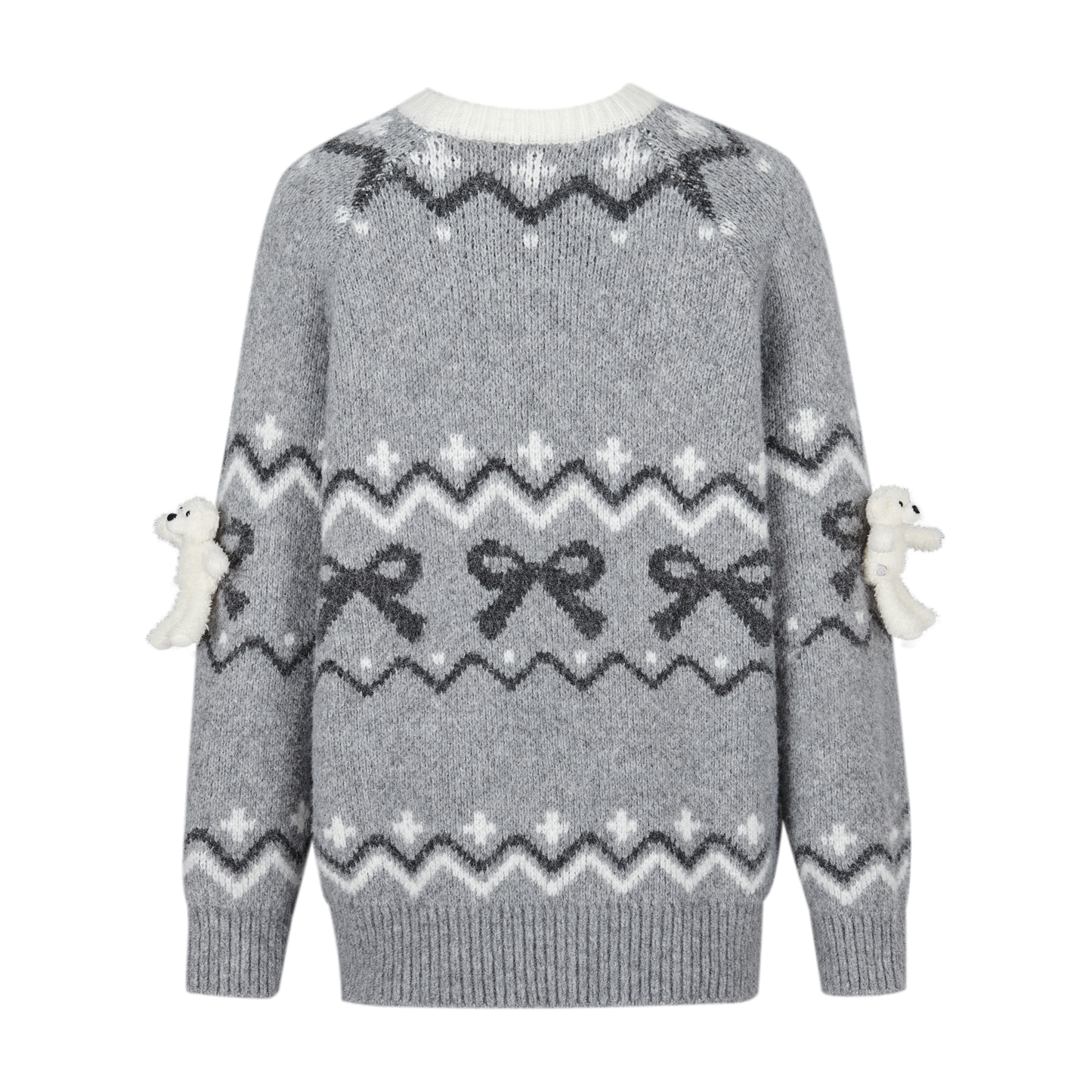 13DE MARZO Fair Isle Doozoo Knit Sweater