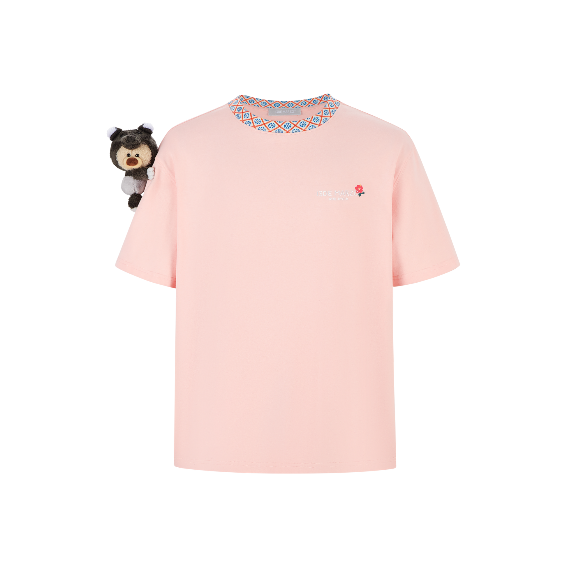 13DE MARZO Malayan Tapir Marzo Bear T-shirt - 13DE MARZO