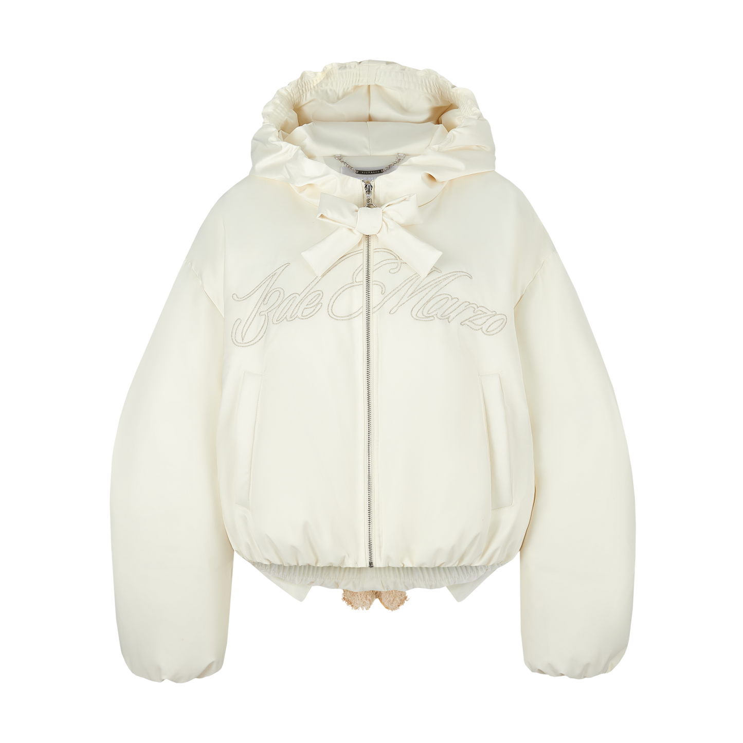 13DE MARZO Doozoo Bow Silky Down Jacket