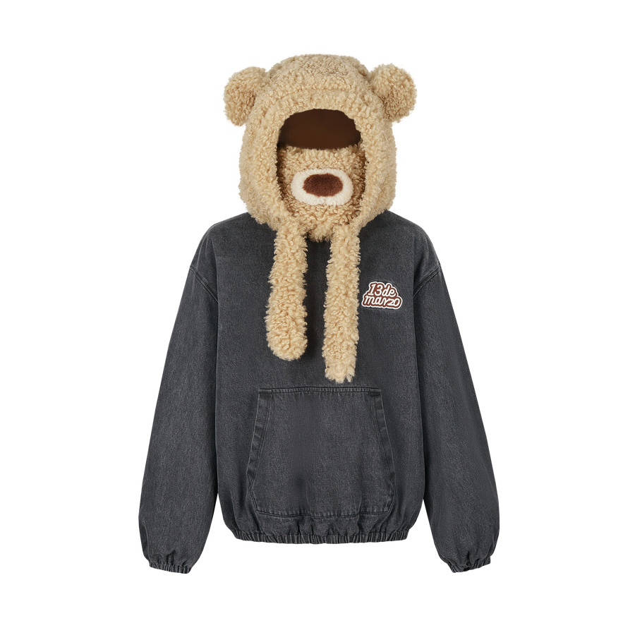 13DE MARZO Bear Set Padded Hoodie - 13DE MARZO