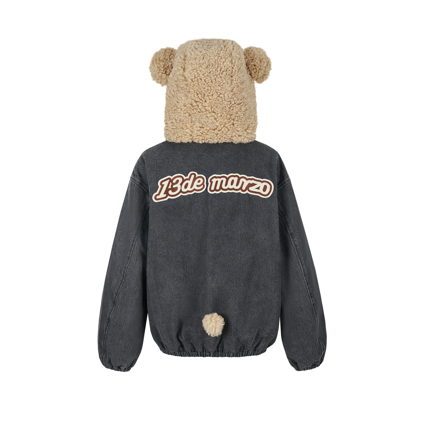 13DE MARZO Bear Set Padded Hoodie