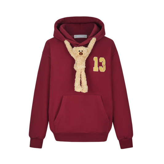 13DE MARZO Doozoo Adjustable String Hoodie