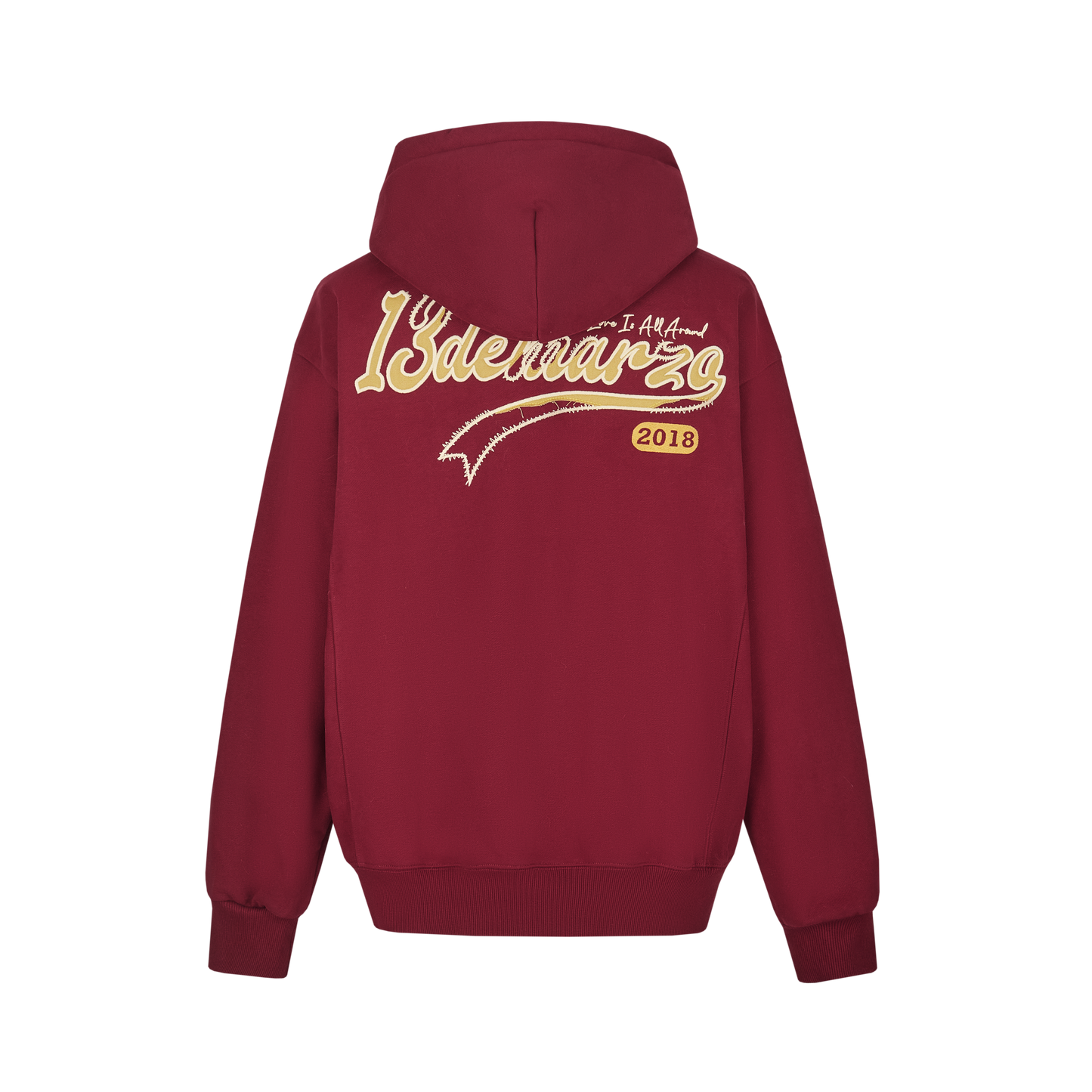 13DE MARZO Doozoo Adjustable String Hoodie