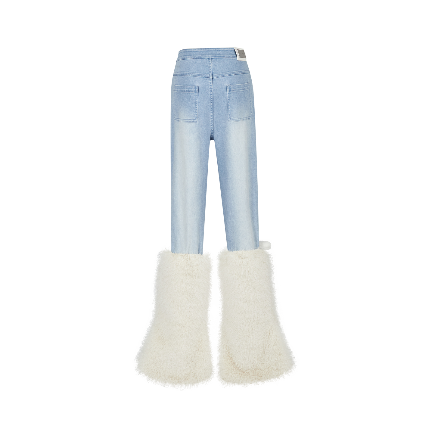 13DE MARZO Bear Detachable Leg Warmer Jeans