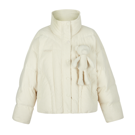 13DE MARZO Corduroy Bear Down Jacket - 13DE MARZO