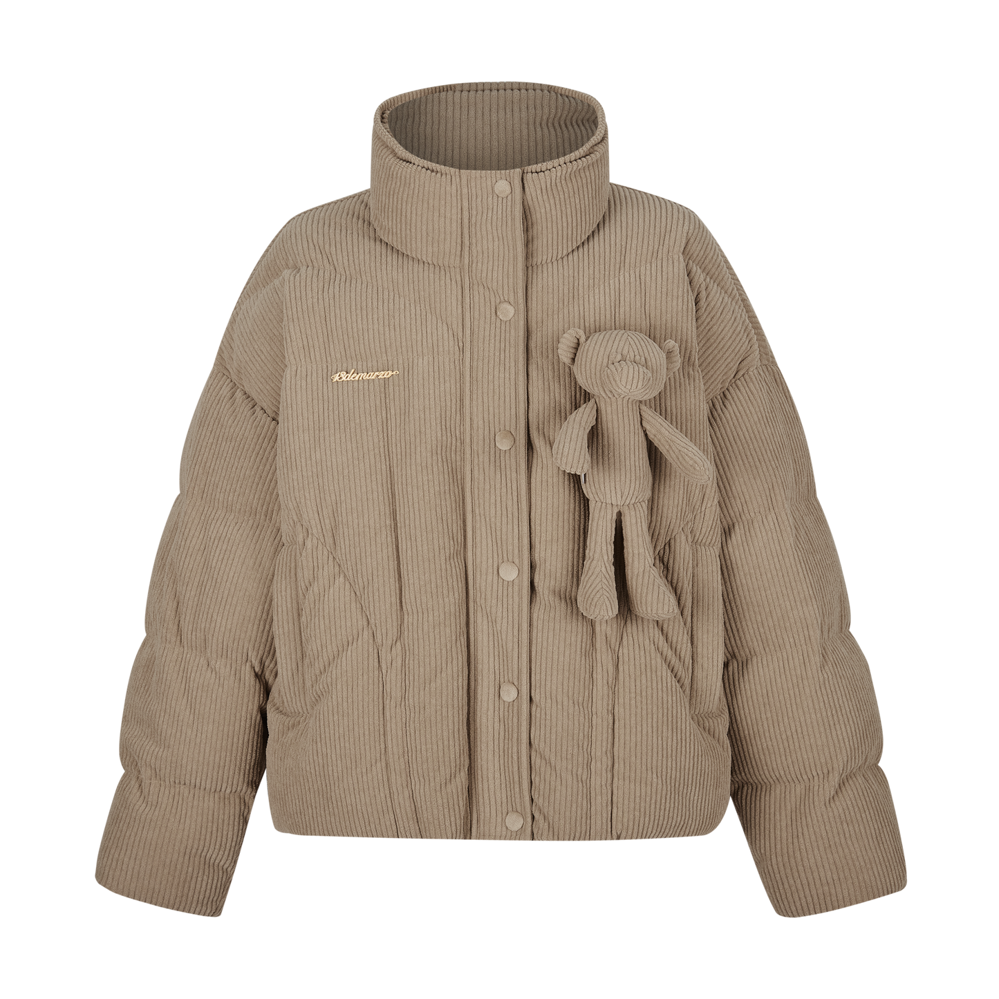 13DE MARZO Corduroy Bear Down Jacket