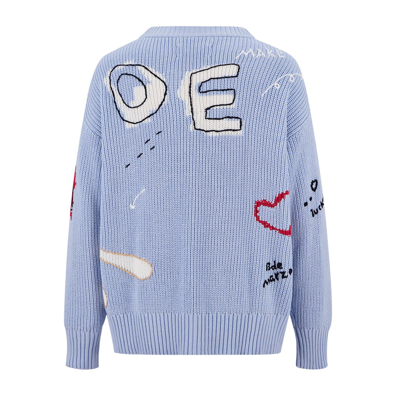 13DE MARZO Doozoo Doodles Cardigan - 13DE MARZO