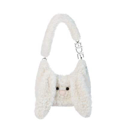13DE MARZO Doozoo Fuzzy Underarm Bag - 13DE MARZO