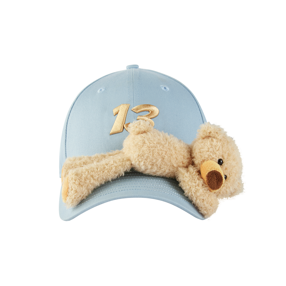 13DE Marzo Bear Hat OS New Buy 13DE MARZO Teddy Bear Bucket Hat Black Online in  main image 3