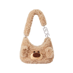 13DE MARZO Doozoo Fuzzy Underarm Bag