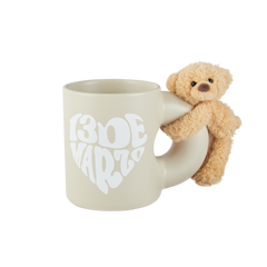 13DE MARZO Heart Logo Bear Mug