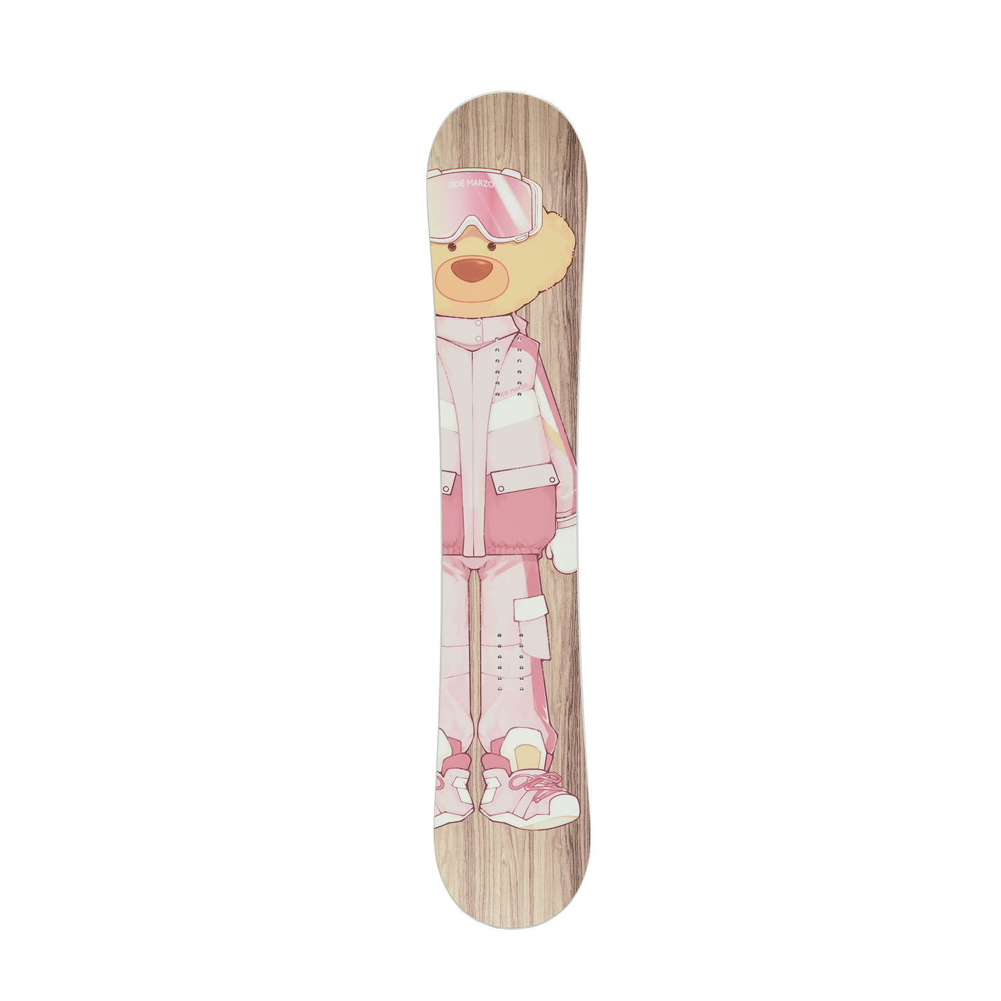 13DE MARZO Bear Logo Snowboard