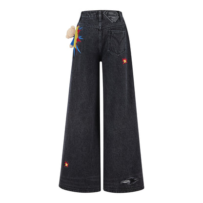 13DE MARZO Superman Bear 3D Pocket Jeans - 13DE MARZO