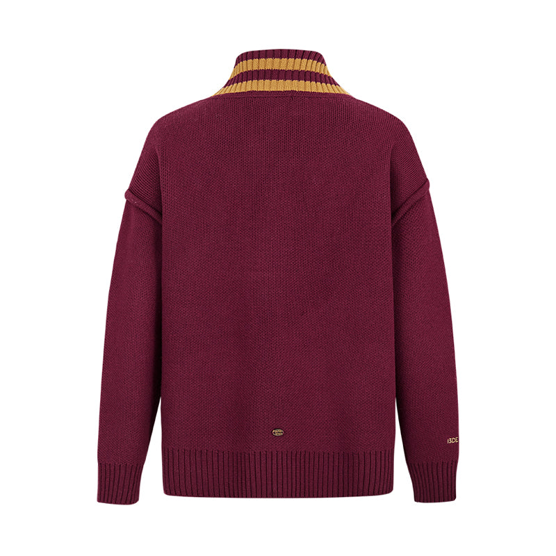 Harry Potter × 13DE MARZO Platform 9¾ Bear V-neck Sweater - 13DE MARZO