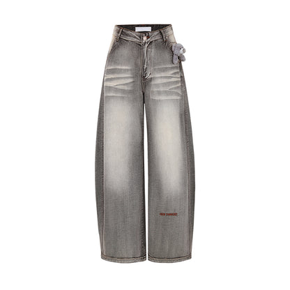 13DE MARZO Bear Stamped Logo Blade Jeans - 13DE MARZO