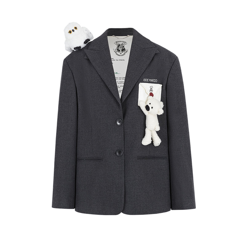 Harry Potter × 13DE MARZO Hedwig Hogwarts Offer Bear Suit - 13DE MARZO